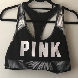 PINK light support sports bra